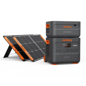 Generador solar Jackery 2000 plus (Batería adicional 2000 + 2 paneles 100W)
